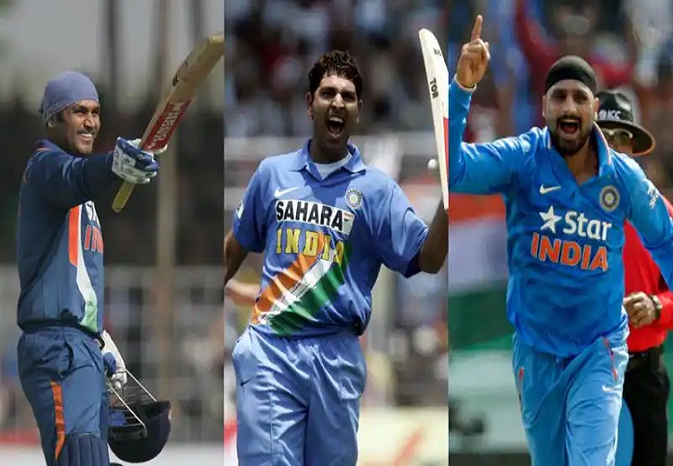 Sehwag, Yuvraj and Harbhajan