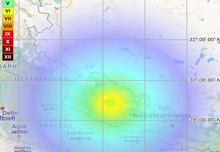 Earthquake tremors