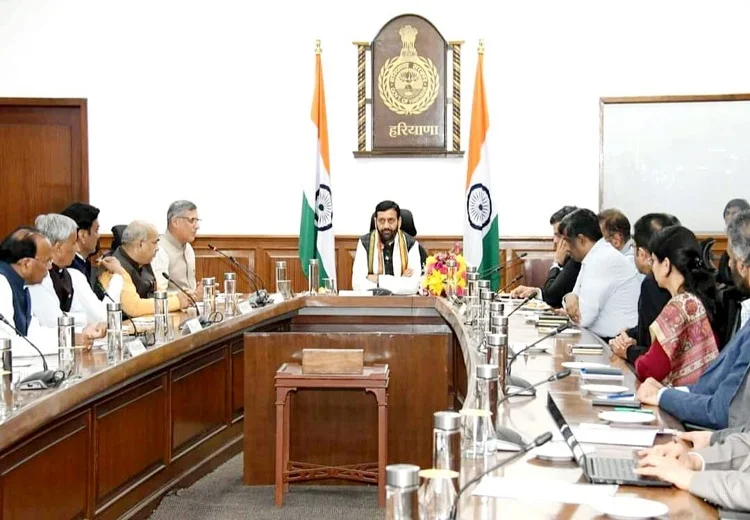 Haryana cabinet meeting
