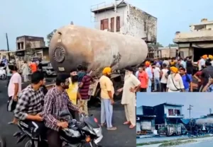 ਹੁਸ਼ਿਆਰਪੁਰ 'ਚ ਗੈਸ ਟੈਂਕਰ