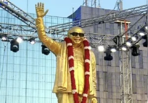 M Karunanidhi statue