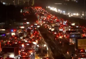 Delhi traffic jams