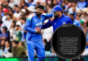 Shreyas Iyer Health Update