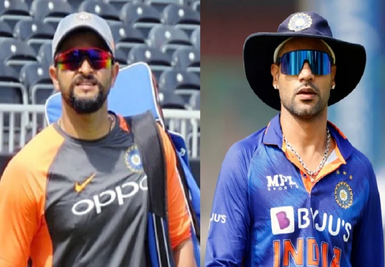 Suresh Raina and Shikhar Dhawan