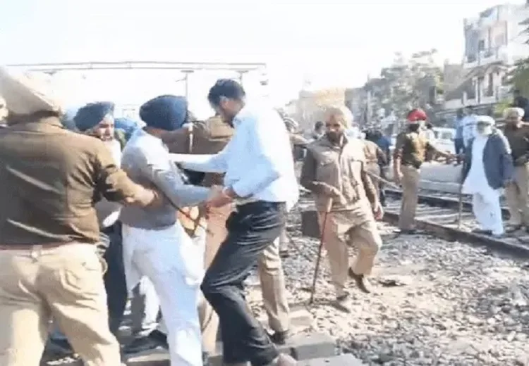 ਰੇਲਵੇ ਟਰੈਕ ਜਾਮ