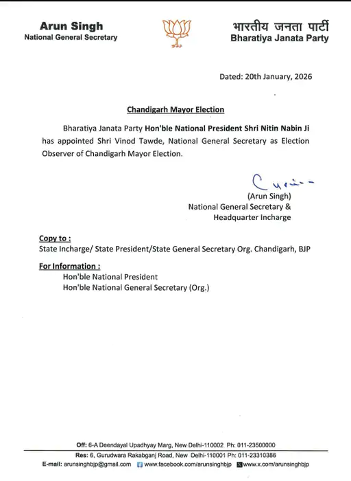 Chandigarh Mayor Election