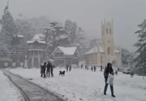 Snowfall in Shimla
