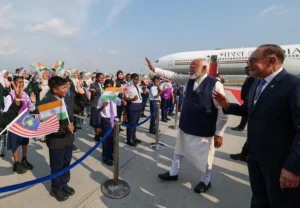 PM Modi arrives in Malaysia