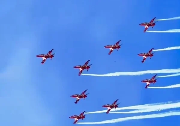 air show at Sukhna Lake