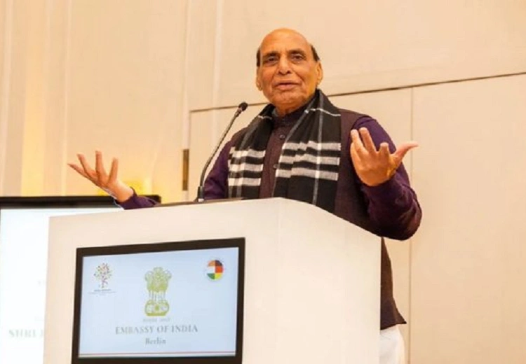 Rajnath Singh visit Germany