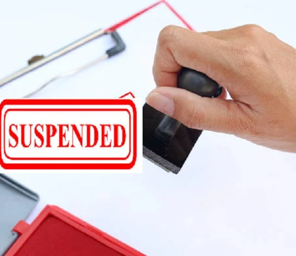 Sarpanch suspend