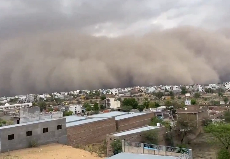 Churu Dust Storm