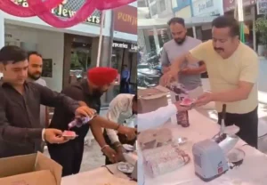 serving free liquor in Chandigarh