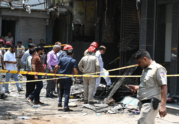 Delhi Hotel Fire