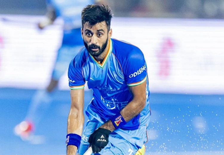 Hockey player Manpreet Singh