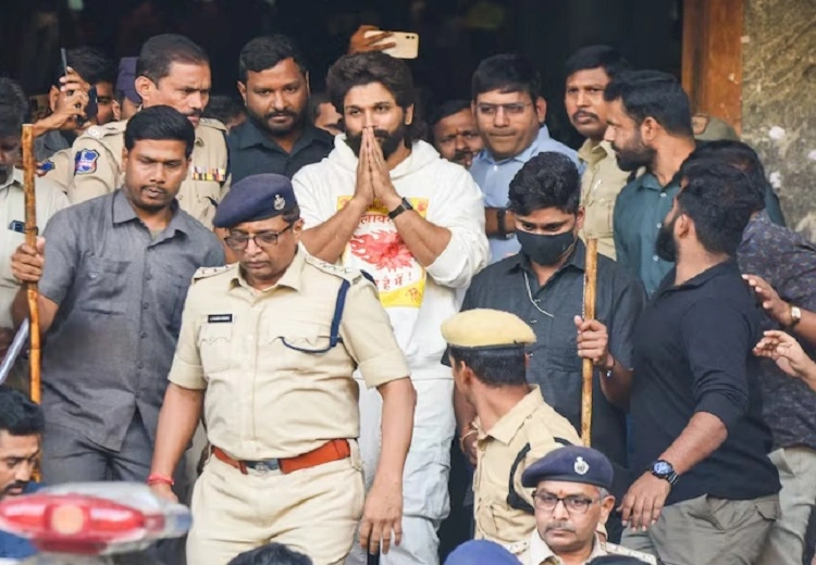 stampede case allu arjun
