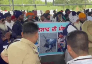 Nihang Singhs protest