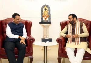Nayab Saini met Fadnavis