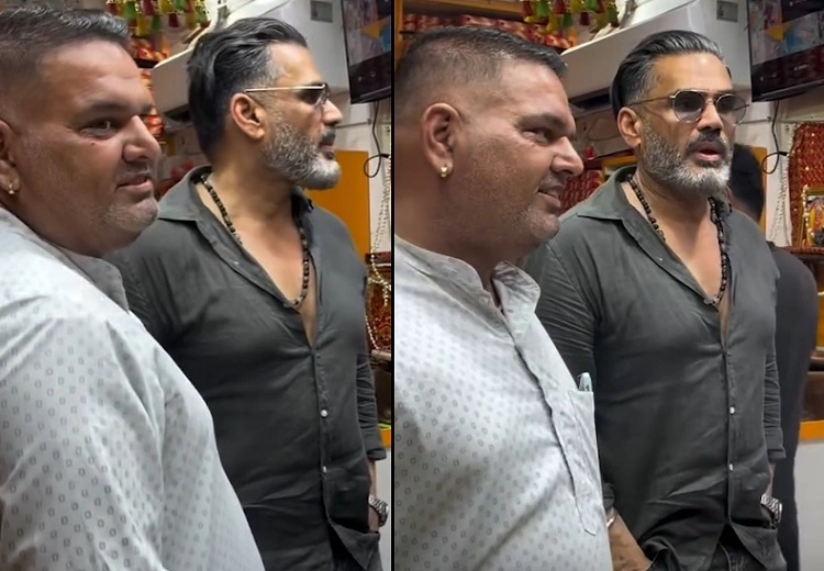 Sunil Shetty in amritsar