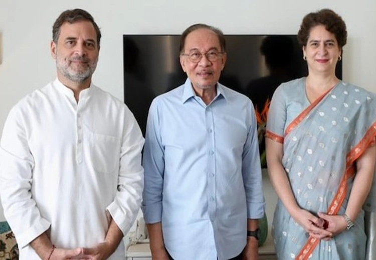 Malaysian PM Met Rahul Gandhi