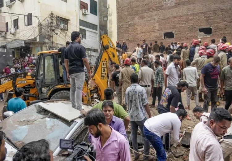 Delhi Building Collapse