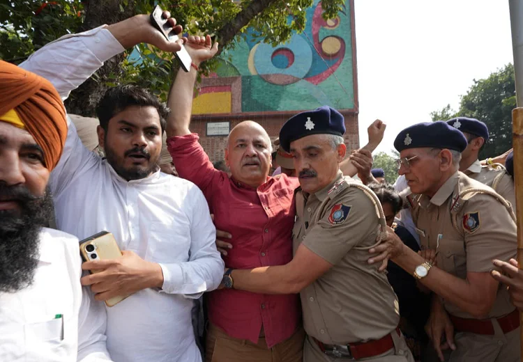 AAP protest in Chandigarh