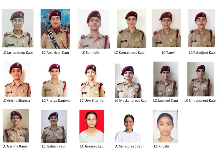 17 Female Cadets